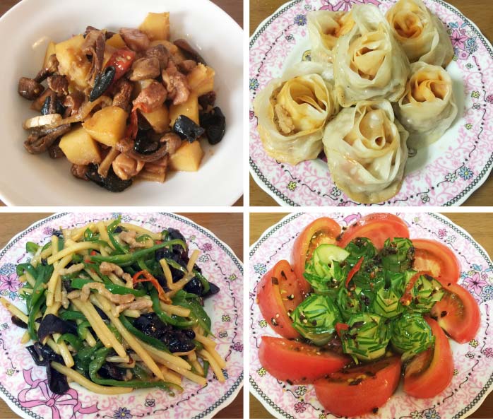 楊さんが作った料理